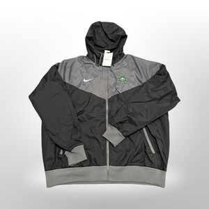Nike Seattle Storm Team Issue WNBA Windrunner Jacket Men's Large Black Gray